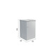 category Biohort | Containerbox Alex Variant 1.3 | Zijwanden Zilver-Metallic en Dak Donkergrijs-Metallic 261356-01